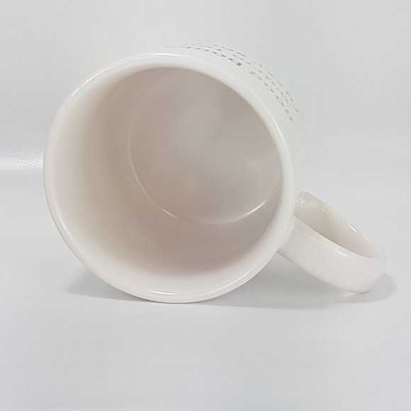 Vintage INDIGO Statement Mug Teacup Good Books Warm Tea Fuzzy Socks Quote White - Picture 6 of 9